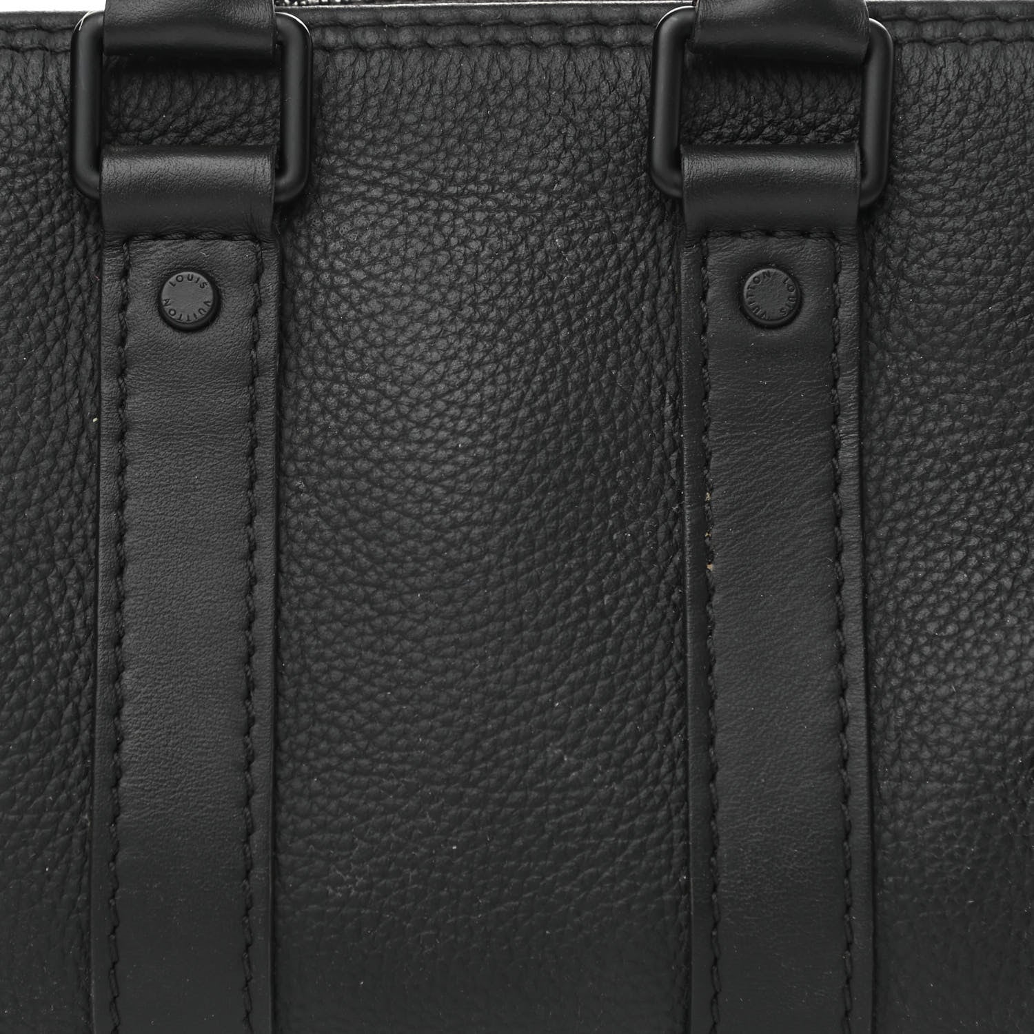 Louis Vuitton Calfskin Damier City XS Keepall Black 7 of 13