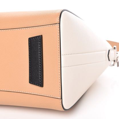 Givenchy Sugar Goatskin Small Tri-Color Antigona Light Brown Beige Black 10 of 10