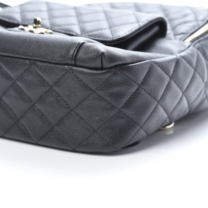 Chanel Caviar Quilted Medium Zip Around Backpack Black 9 of 9