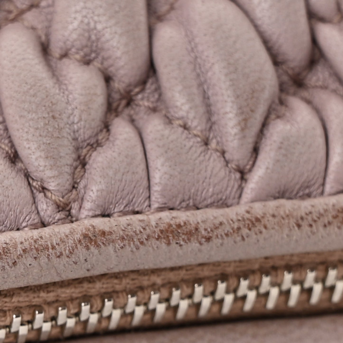 Nappa Matelasse Crystal Clutch  Mughetto