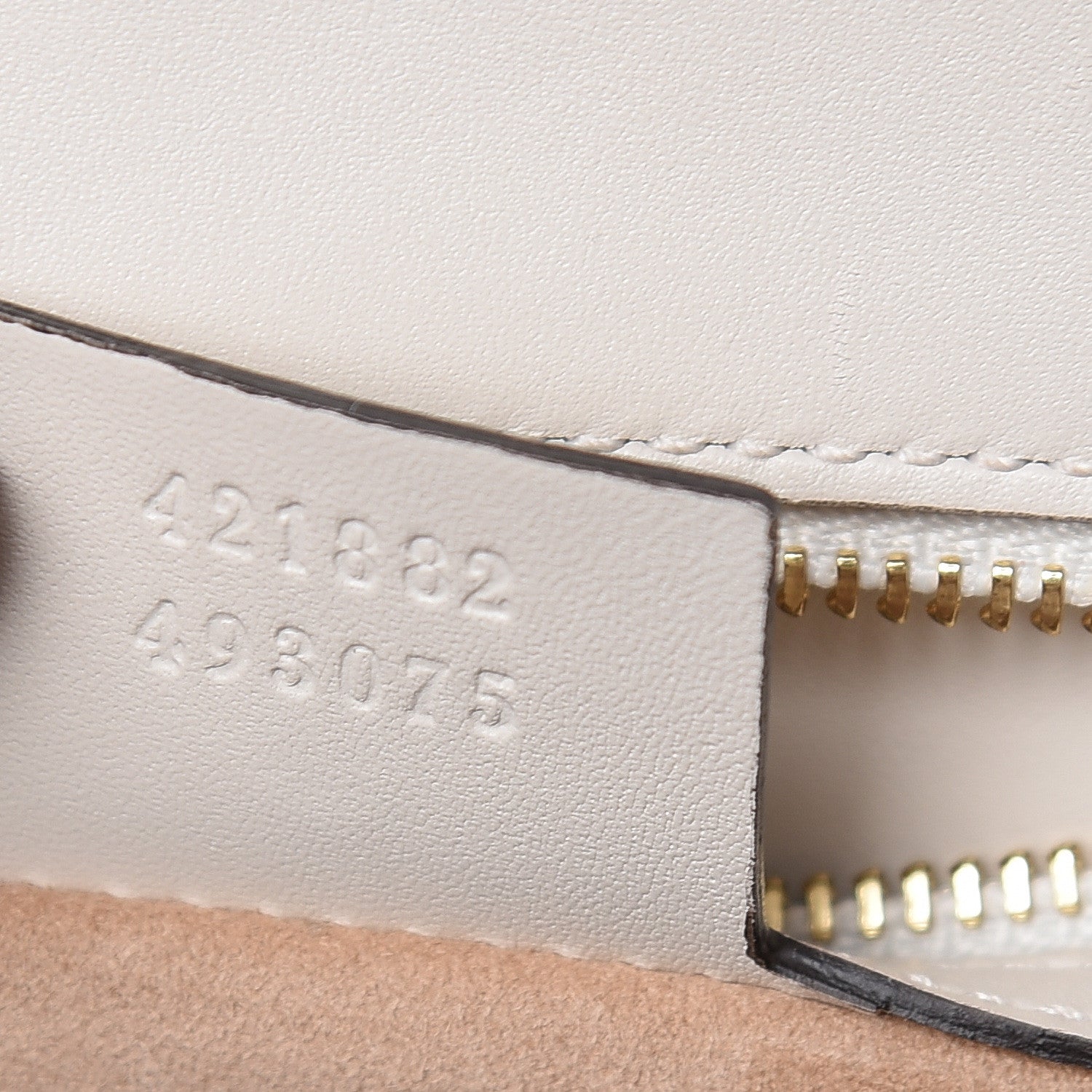 Gucci Calfskin Small Sylvie Shoulder Bag Off White 10 of 16