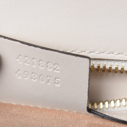 Gucci Calfskin Small Sylvie Shoulder Bag Off White 10 of 16