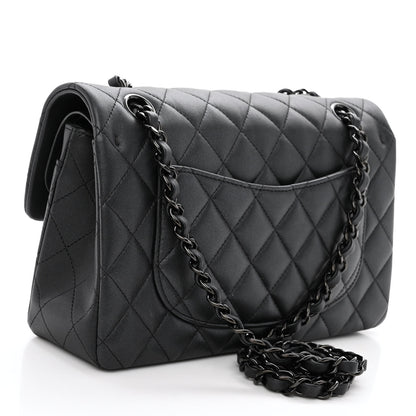 Chanel Lambskin Quilted Small Double Flap So Black 3 of 13