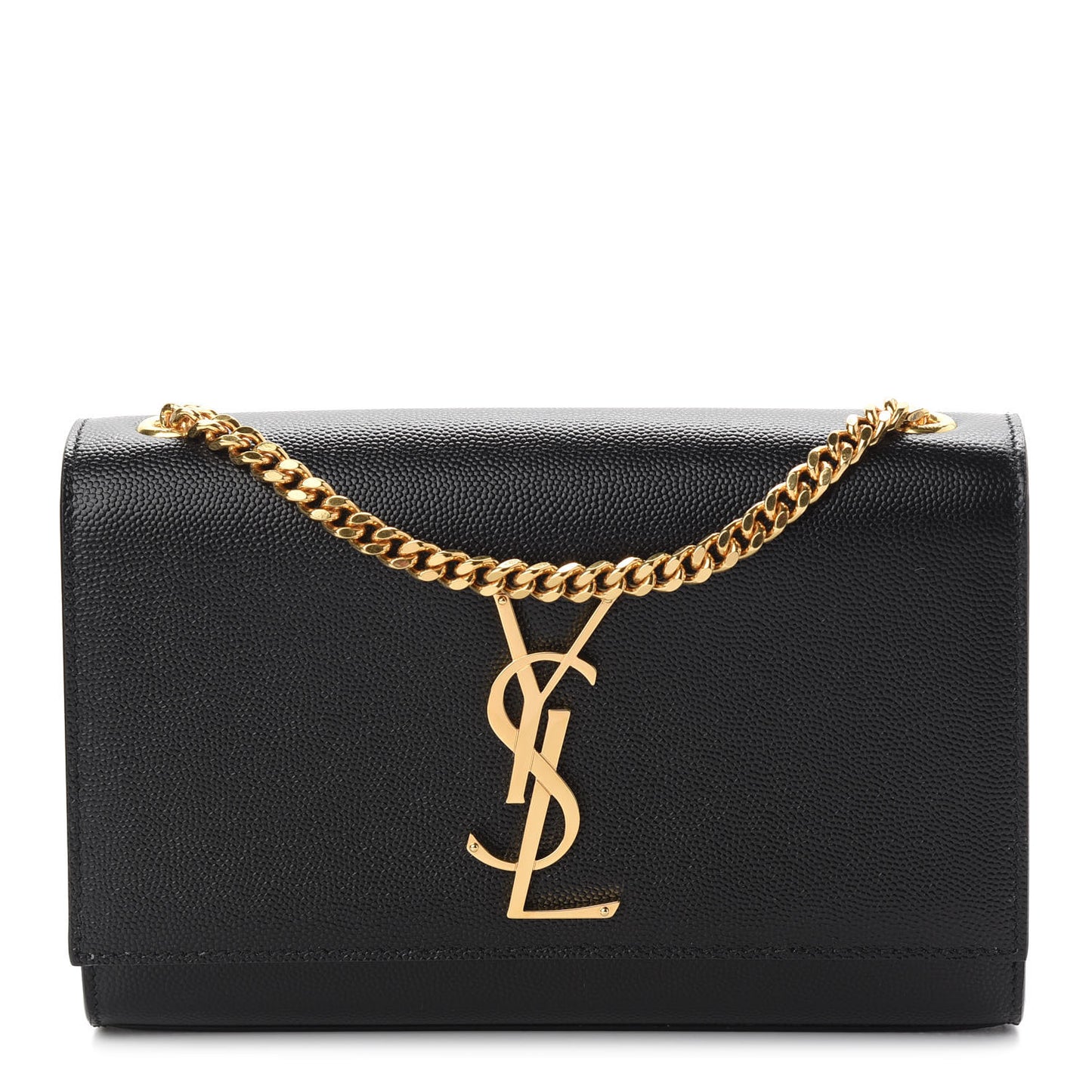 Grain De Poudre Small Monogram Kate Satchel Black