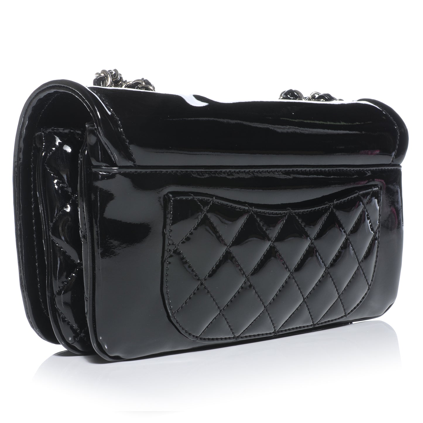 Vinyl Lipstick Flap Black