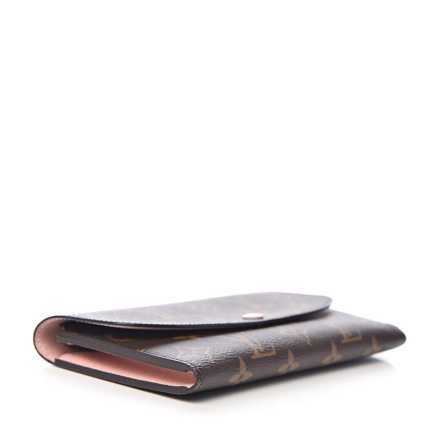 Monogram Emilie Wallet Rose Ballerine