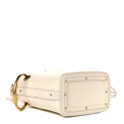 Chloe Smooth Calfskin Mini Roy Bucket Bag Natural White 4 of 12