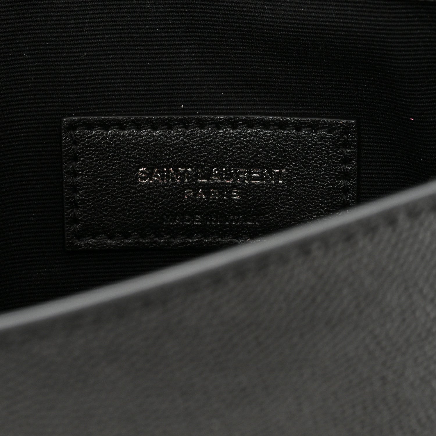 Saint Laurent Grain De Poudre Uptown Pouch Black 6 of 8