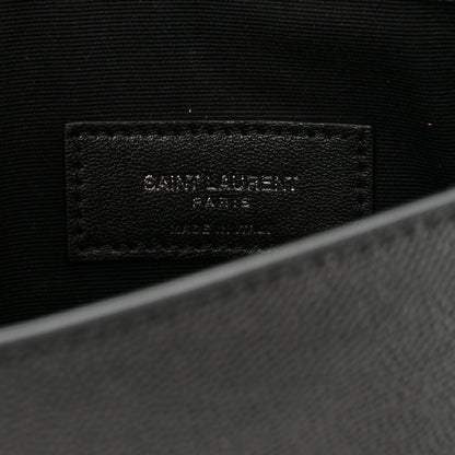 Saint Laurent Grain De Poudre Uptown Pouch Black 6 of 8