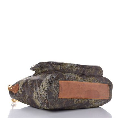 Louis Vuitton Monogram Dentelle Fersen Gold 4 of 18