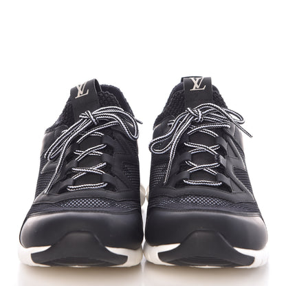 Louis Vuitton Technical Nylon Monogram Rubber Aftergame Sneakers 37.5 Black 2 of 8