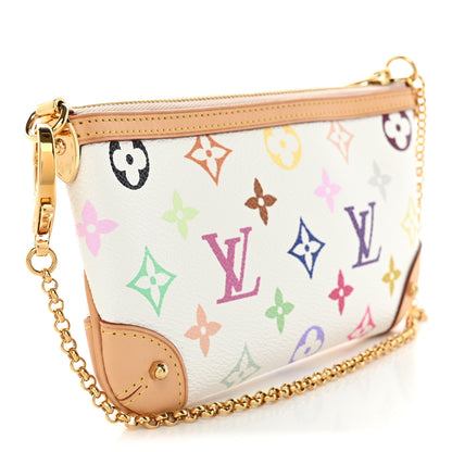 Louis Vuitton Monogram Multicolor Pochette Milla MM White 3 of 10