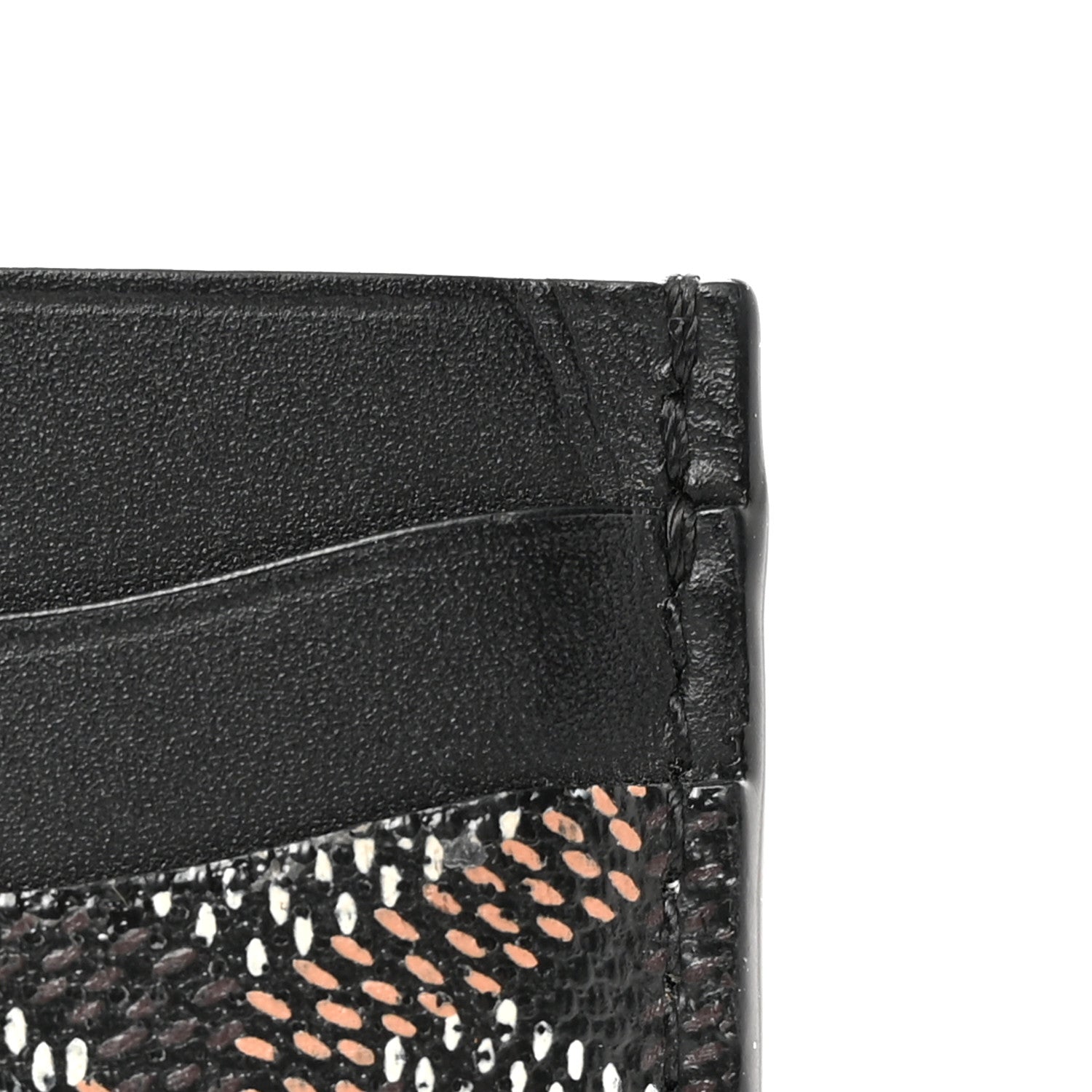 Goyard Goyardine Saint Sulpice Card Holder Black 10 of 12