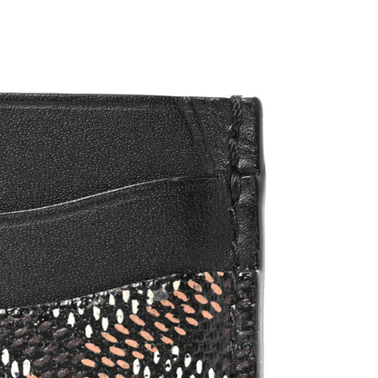 Goyard Goyardine Saint Sulpice Card Holder Black 10 of 12