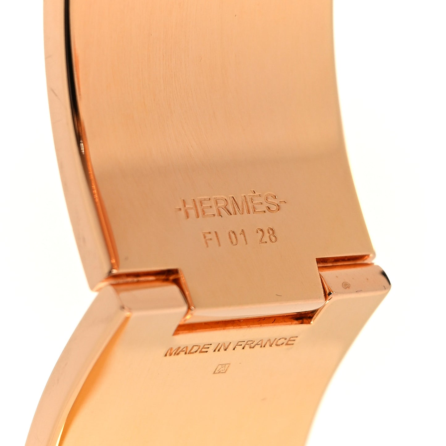 Enamel Wide Clic Clac H Bracelet PM Rose Florida Rose Petale