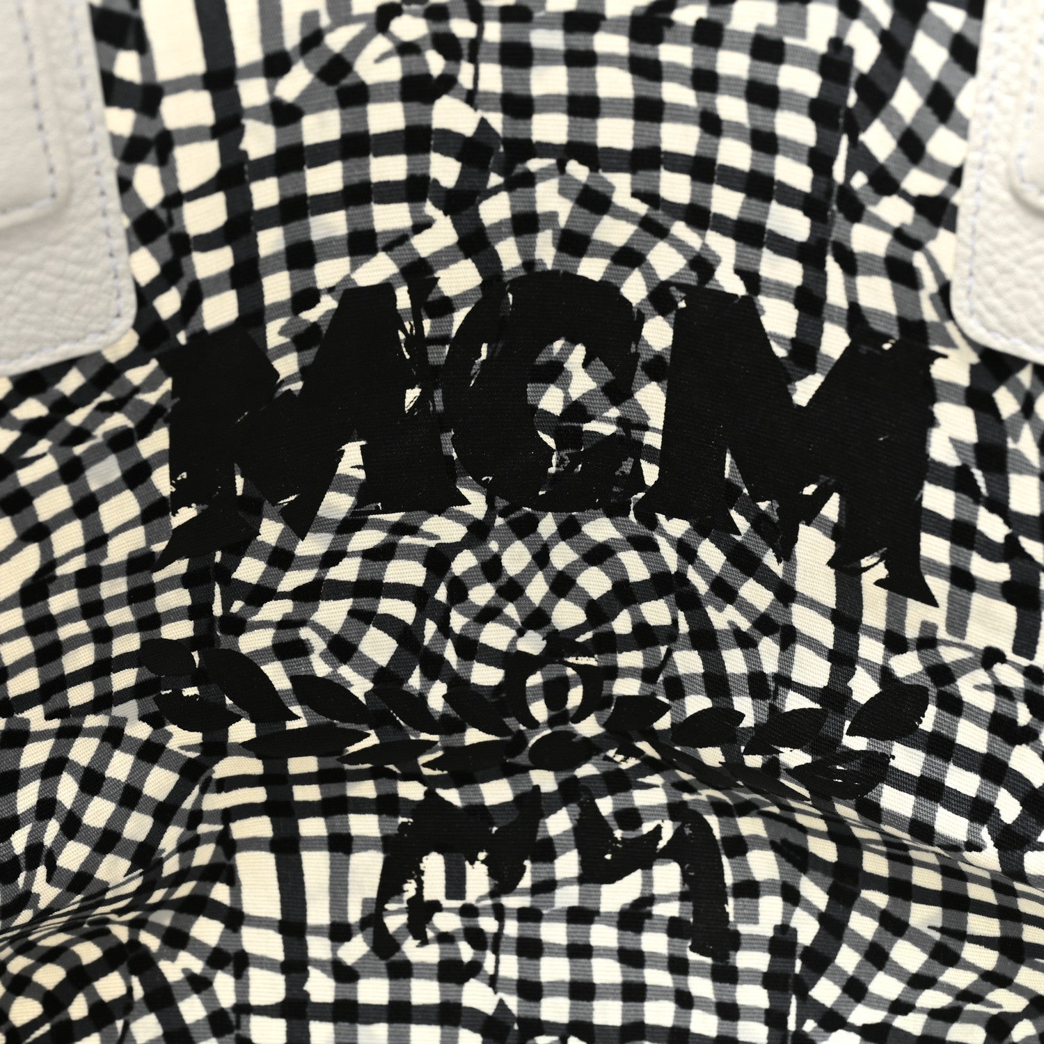 MCM Visetos Medium Liz Reversible Shopper Tote White 9 of 17