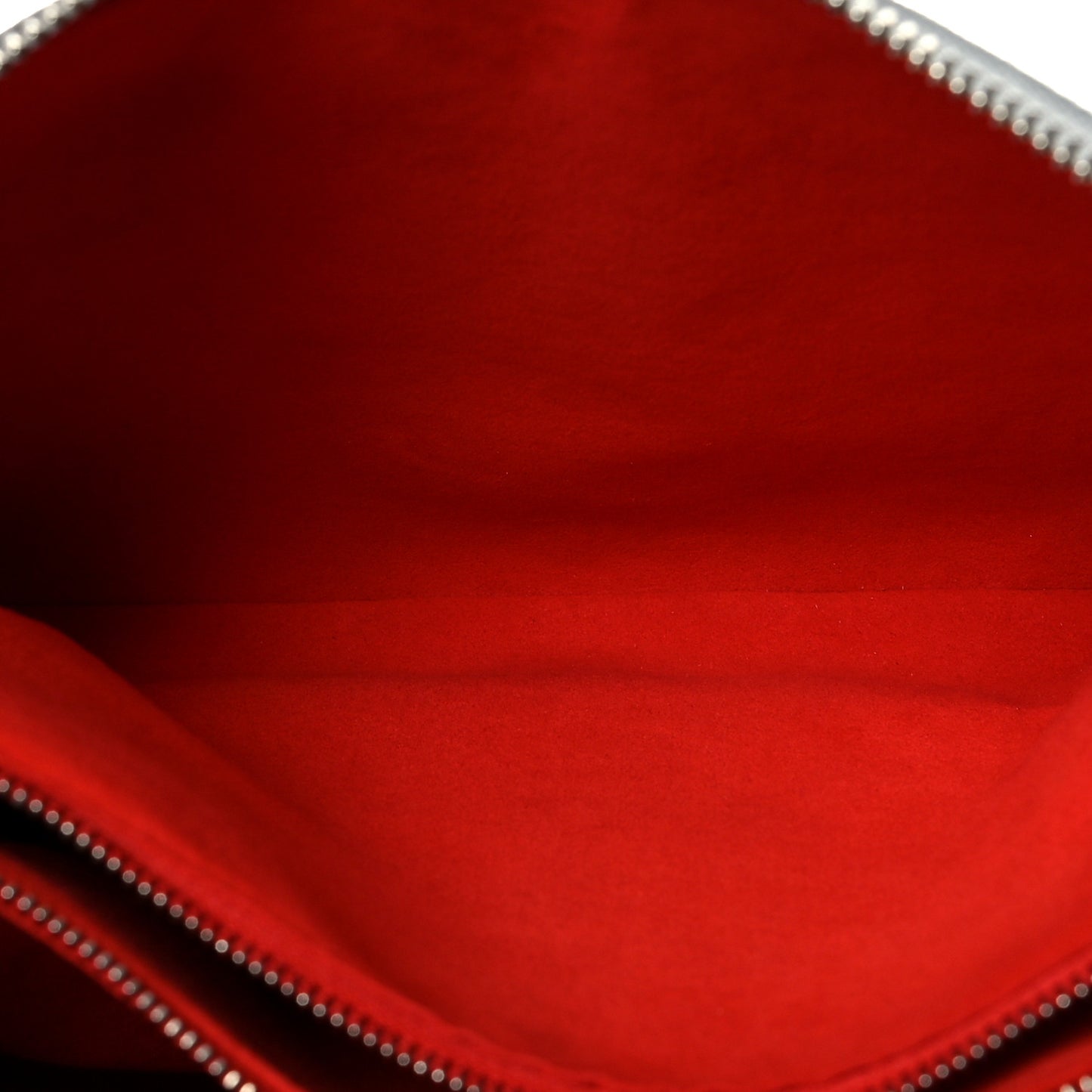 Metallic Lambskin Embossed Monogram Coussin PM Silver