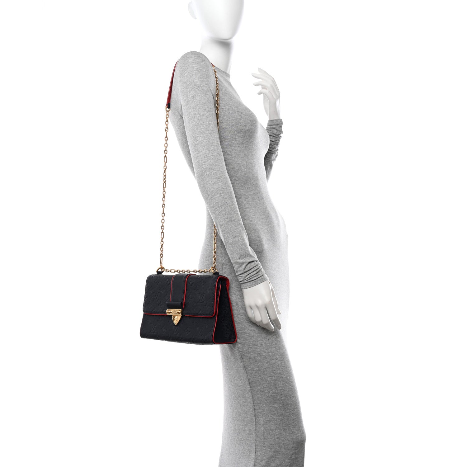 Louis Vuitton Empreinte Saint Sulpice PM Marine Rouge 2 of 10