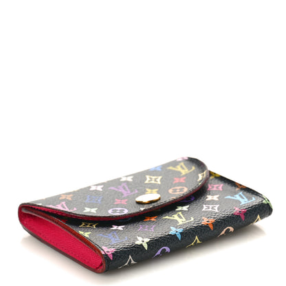 Louis Vuitton Monogram Multicolor Business Card Holder Black Grenade 4 of 8