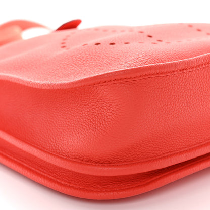 Hermes Taurillon Clemence Evelyne III PM Capucine 9 of 14