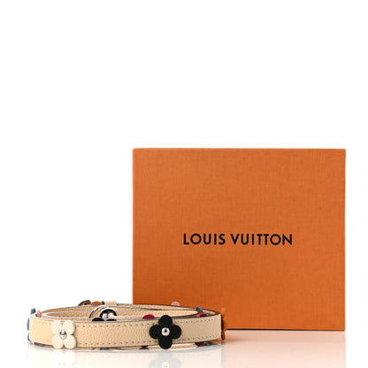 Louis Vuitton Calfskin Flowers Strap Creme 5 of 5