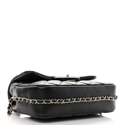 Chanel Lambskin Quilted Small My Precious Flap Black 4 of 11