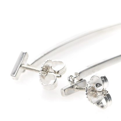 Tiffany Sterling Silver T Wire Bar Earrings 3 of 4
