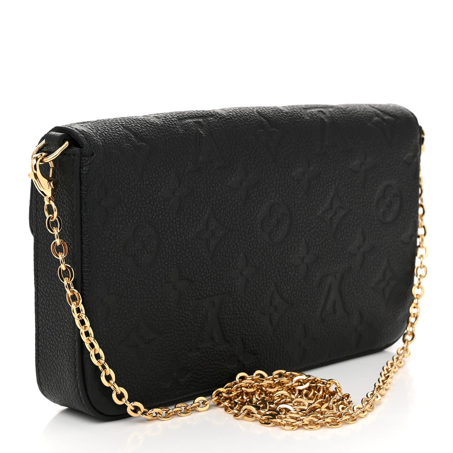 Empreinte Pochette Felicie Chain Wallet Black