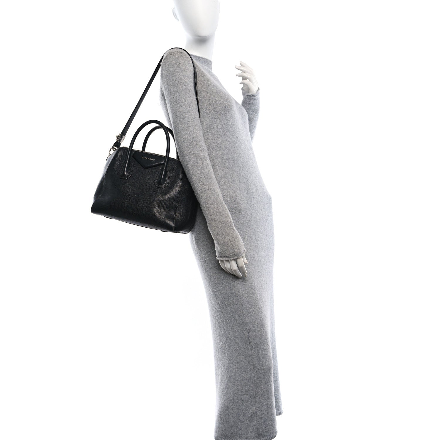 Givenchy Sugar Goatskin Small Antigona Black 2 of 17