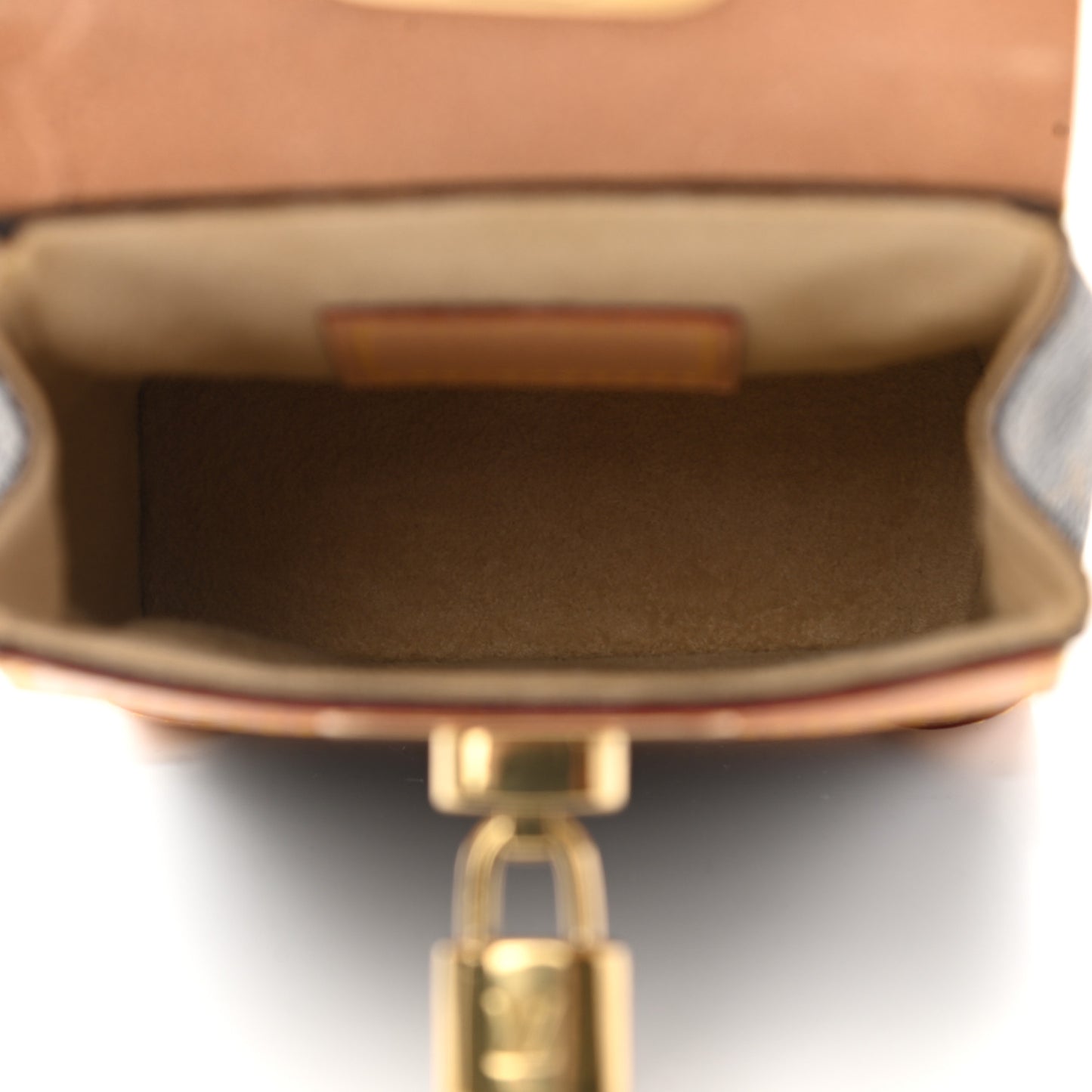 Monogram Mini Steamer Bag Charm
