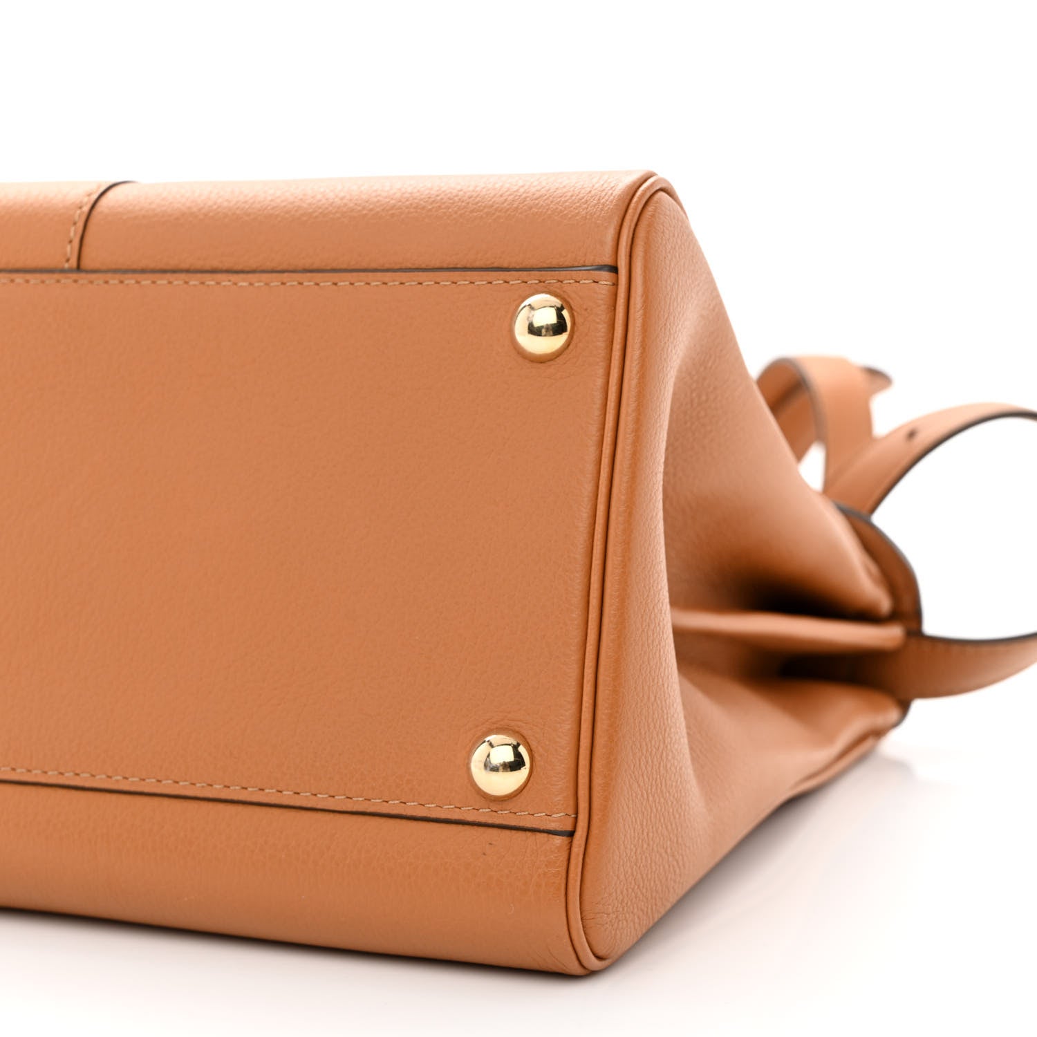 Delvaux Grained Calfskin MM Brillant Satchel Natural 11 of 14