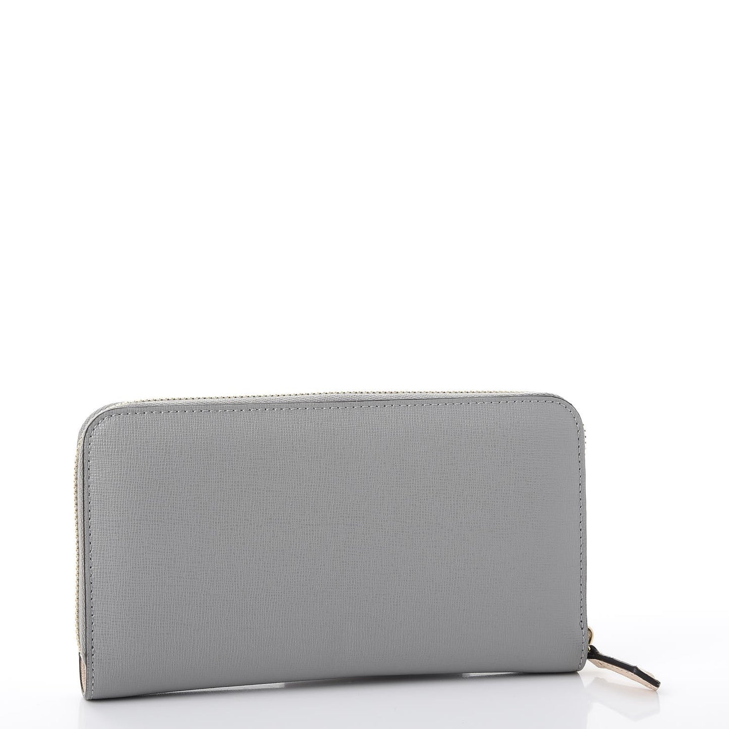 Vitello Elite Monster Eyes Studded Zip Around Wallet Ghiaccio Black Multicolor