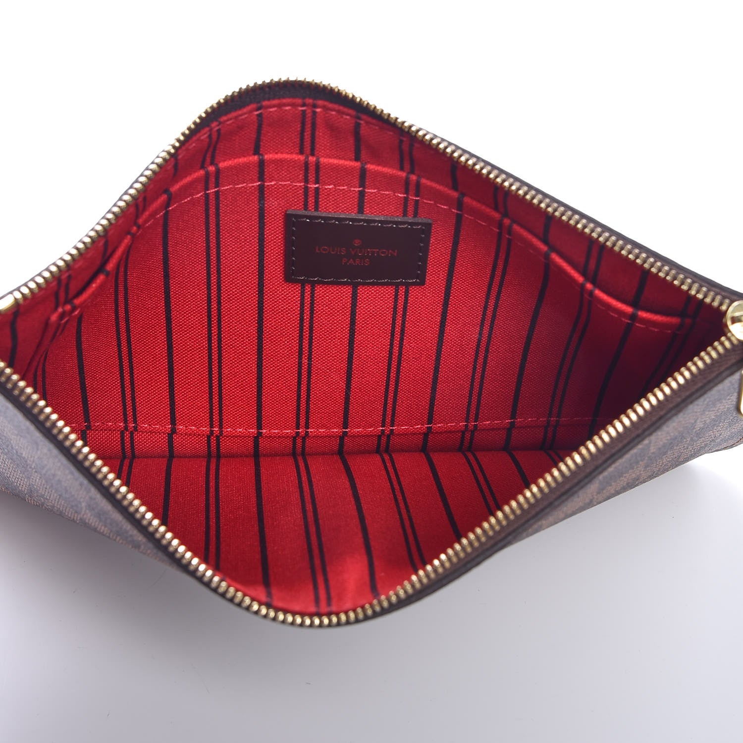 Louis Vuitton Damier Ebene Neverfull MM GM Pochette 5 of 7