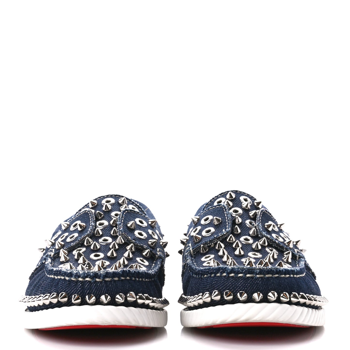 Denim Yacht Spikes Loafers 40 Blue