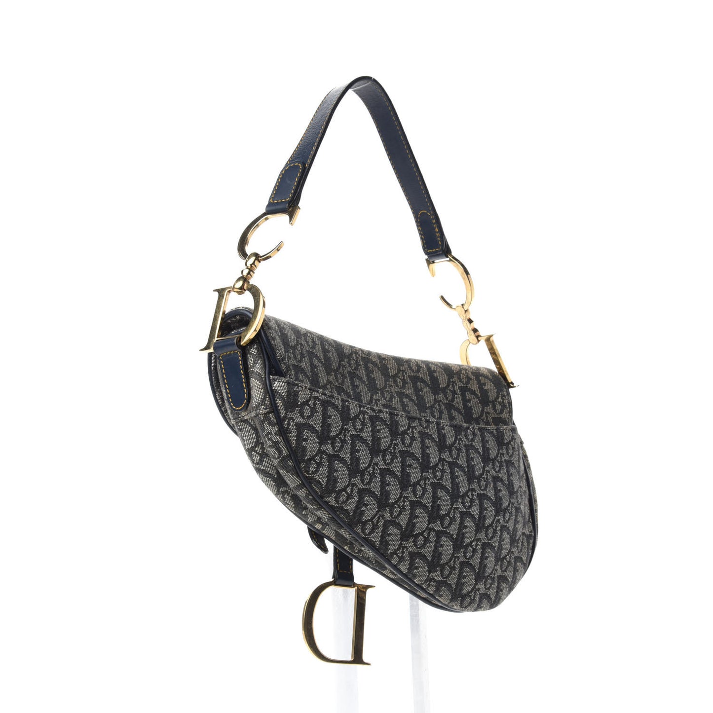 Monogram Saddle Bag Blue