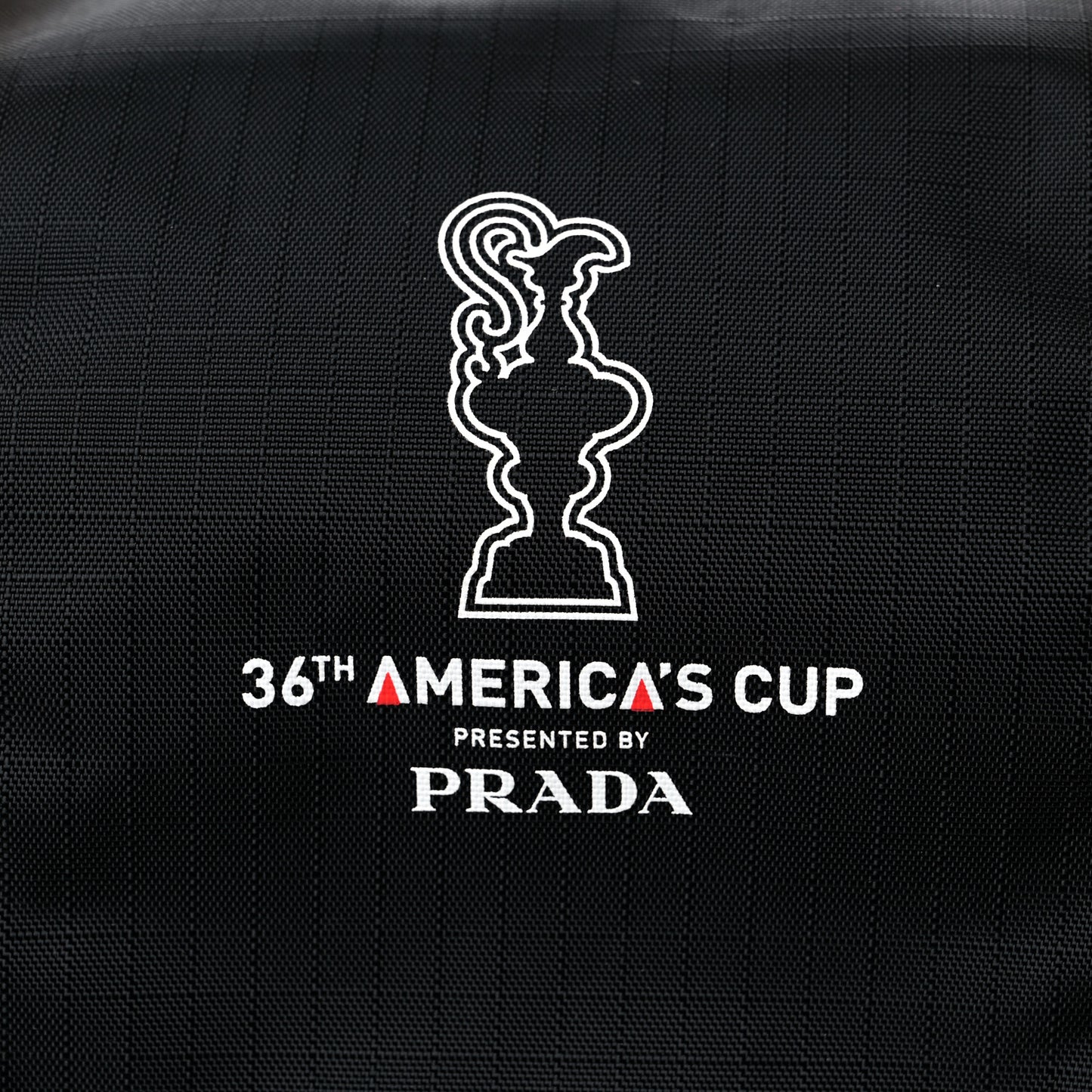 Tessuto Nylon 36th Americas Cup Duffle Bag Black