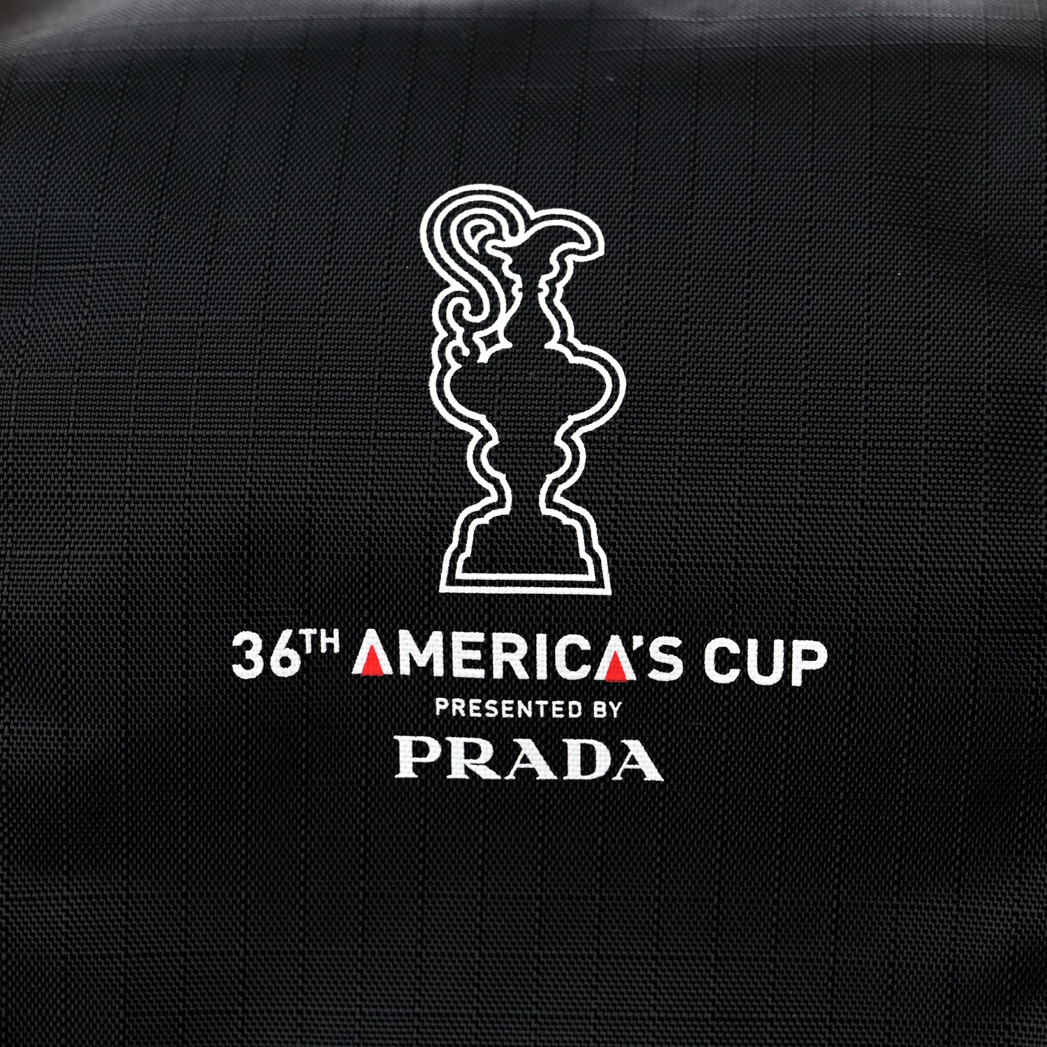 Prada Tessuto Nylon 36th Americas Cup Duffle Bag Black 7 of 11