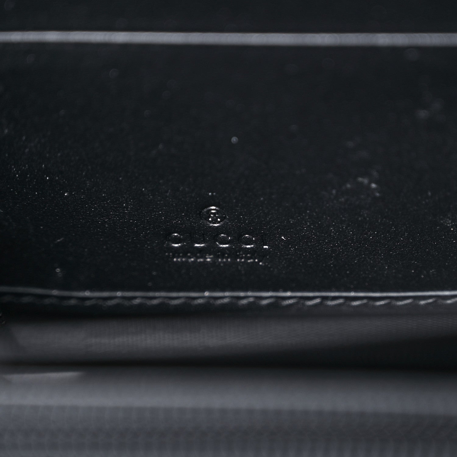 Gucci Calfskin Square G Space Zip Around Wallet Black 6 of 8