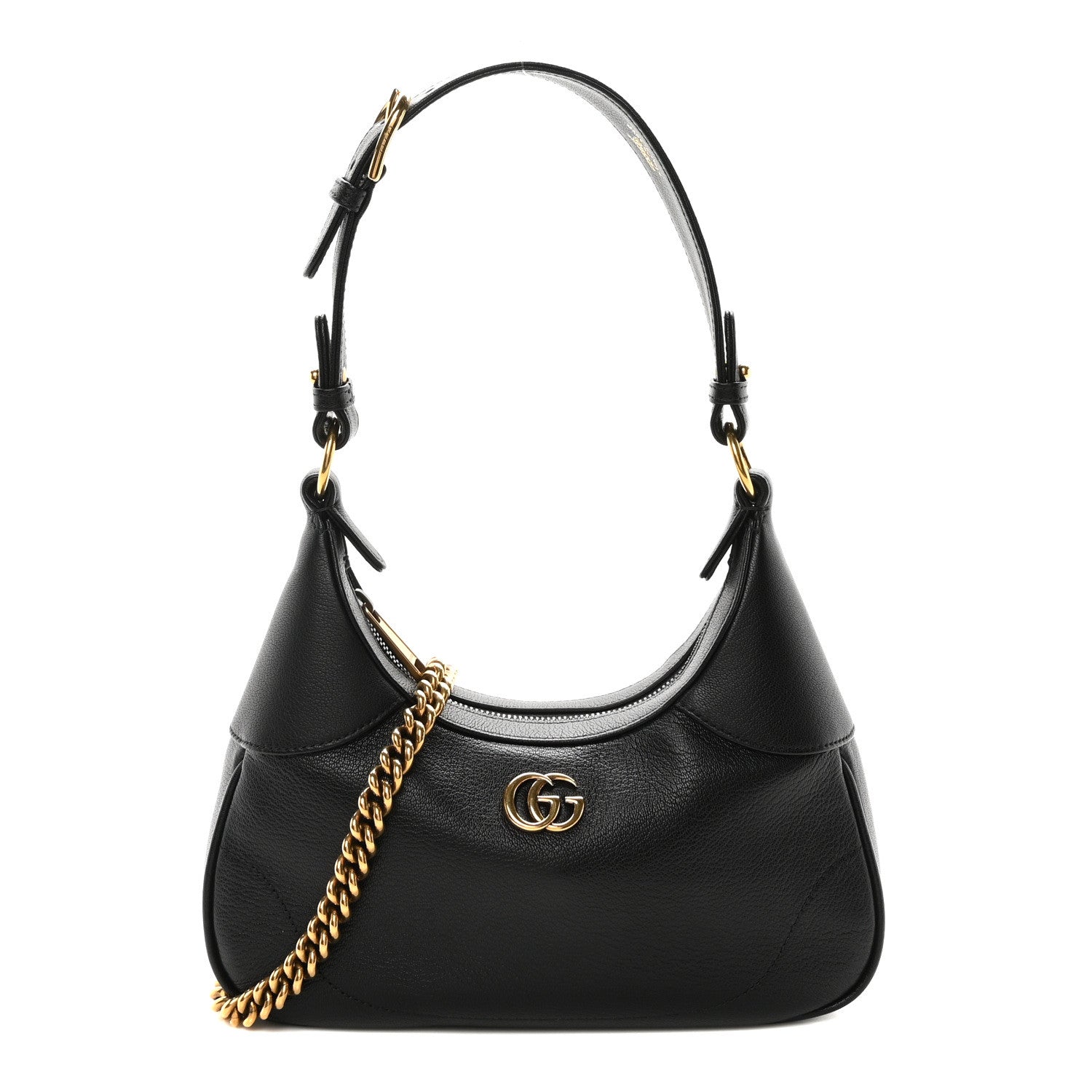 Gucci Goatskin Small Aphrodite Shoulder Bag Black 1 of 9