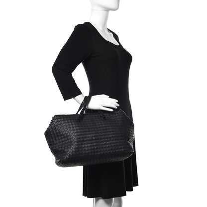 Bottega Veneta Nappa Intrecciato Ayers Brick Tote Black 2 of 9