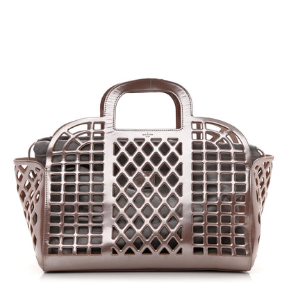 Louis Vuitton Metallic Patent Reef Jelly Basket MM Pink 1 of 14