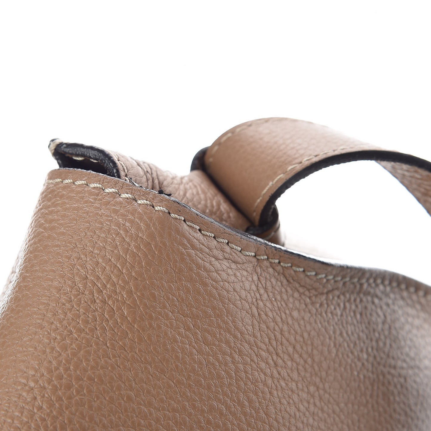 Calfskin Medium Marcie Round Crossbody Bag Nut
