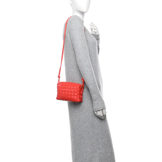 Nappa Intrecciato Mini Loop Camera Bag Sunburst