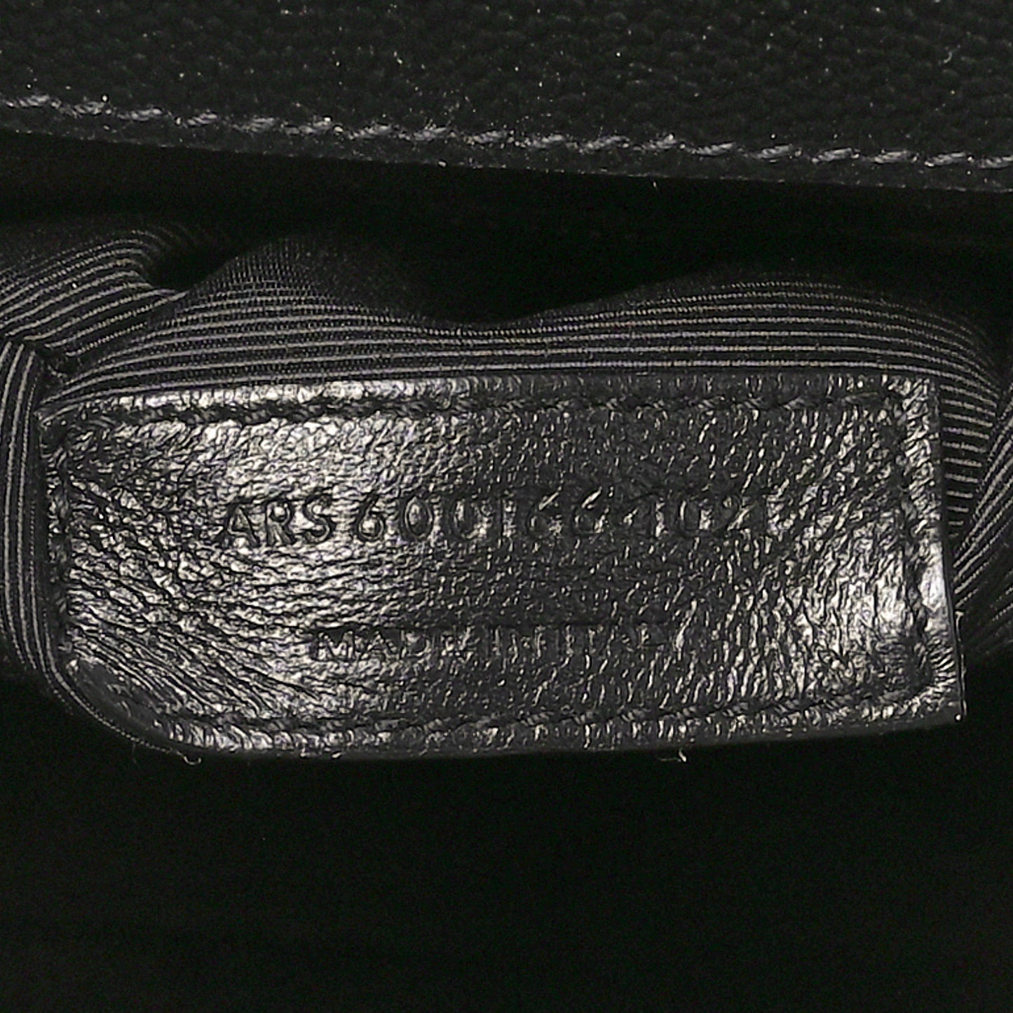 Grain De Poudre Textured Mixed Matelasse Large Triquilt Monogram Monochrome Satchel Black