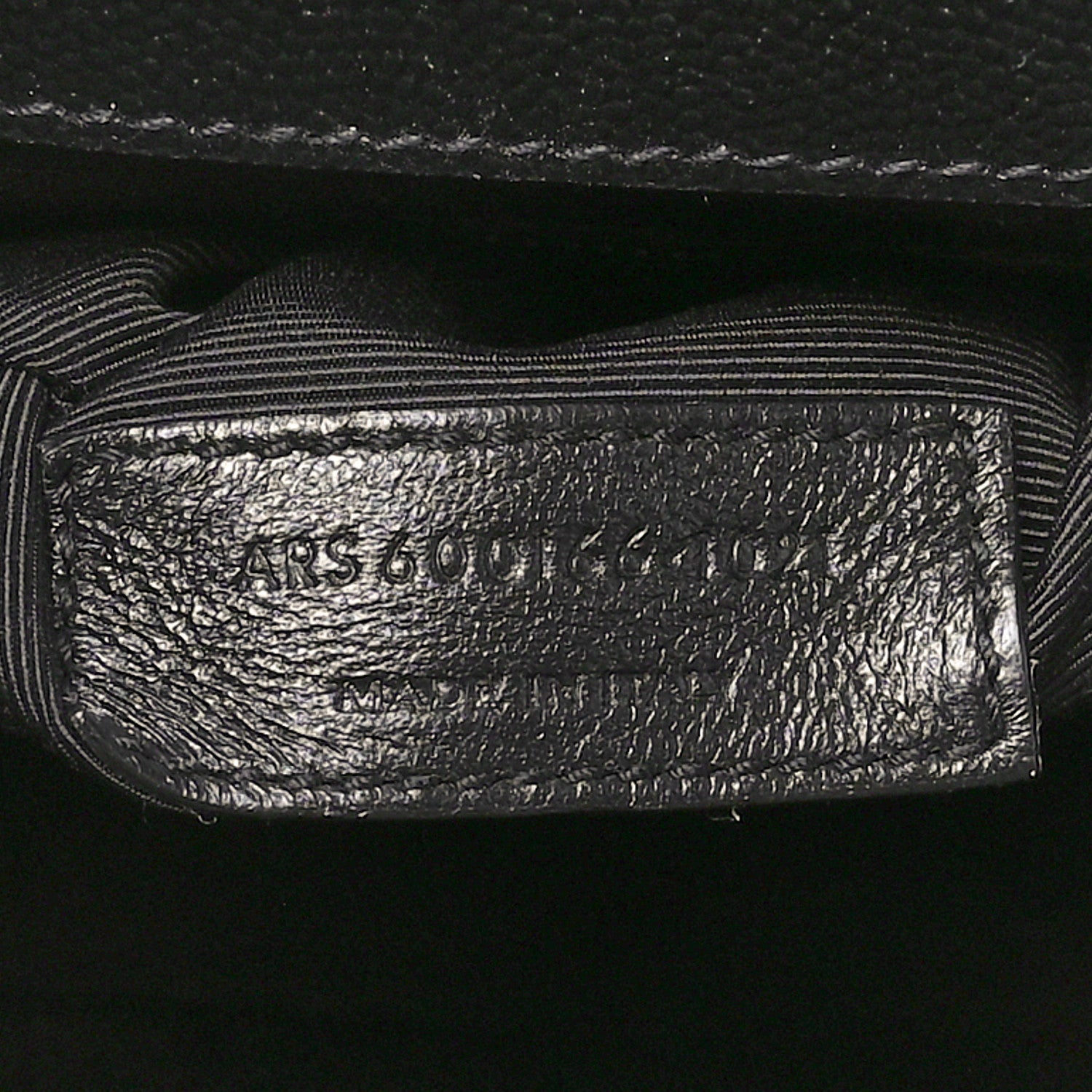 Saint Laurent Grain De Poudre Textured Mixed Matelasse Large Triquilt Monogram Monochrome Satchel Black 7 of 11