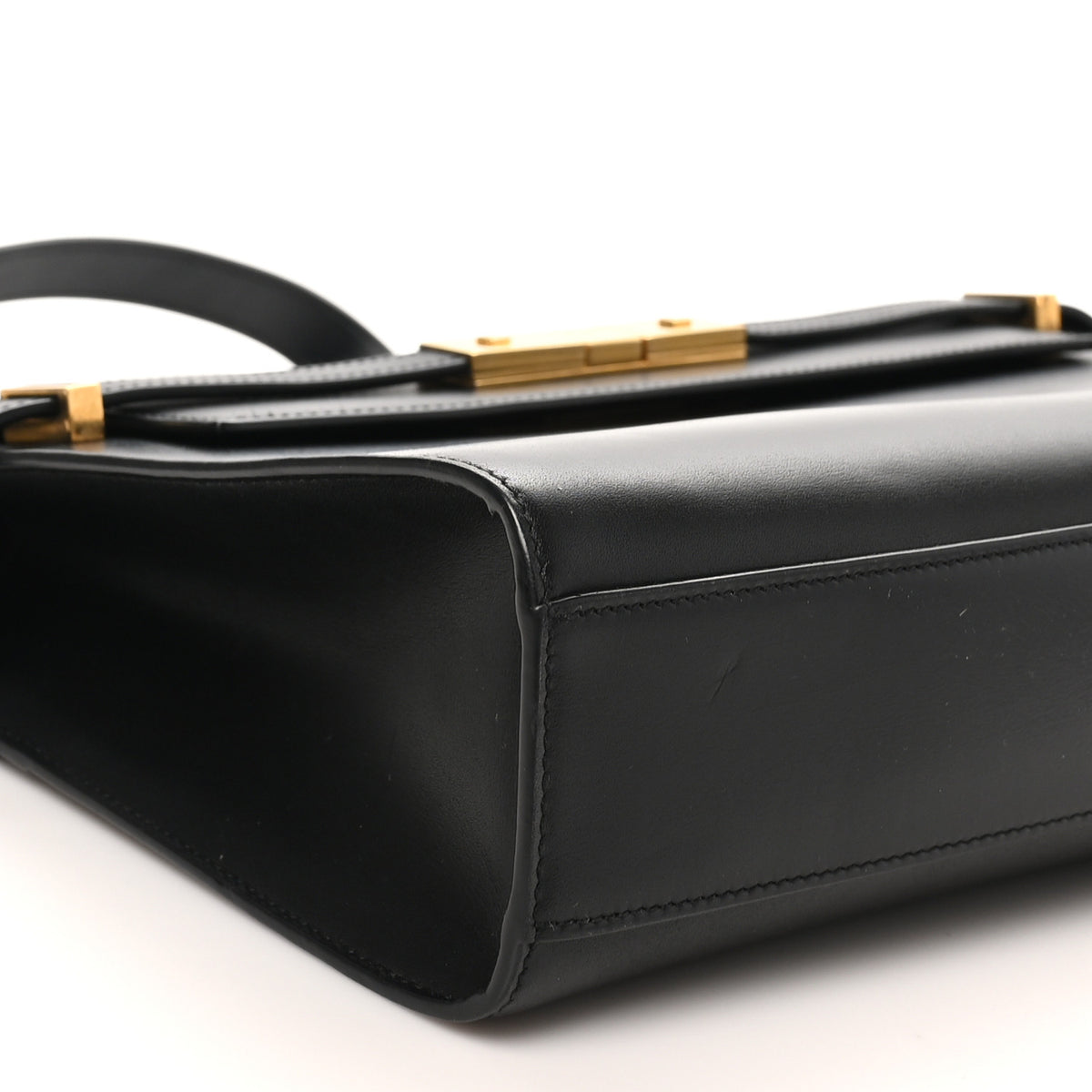 Saint Laurent Smooth Calfskin Manhattan Shoulder Bag Black 7 of 8