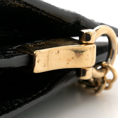 Gucci Suede Patent Web Medium Ophidia Chain Shoulder Bag New Shamarock Black 13 of 13