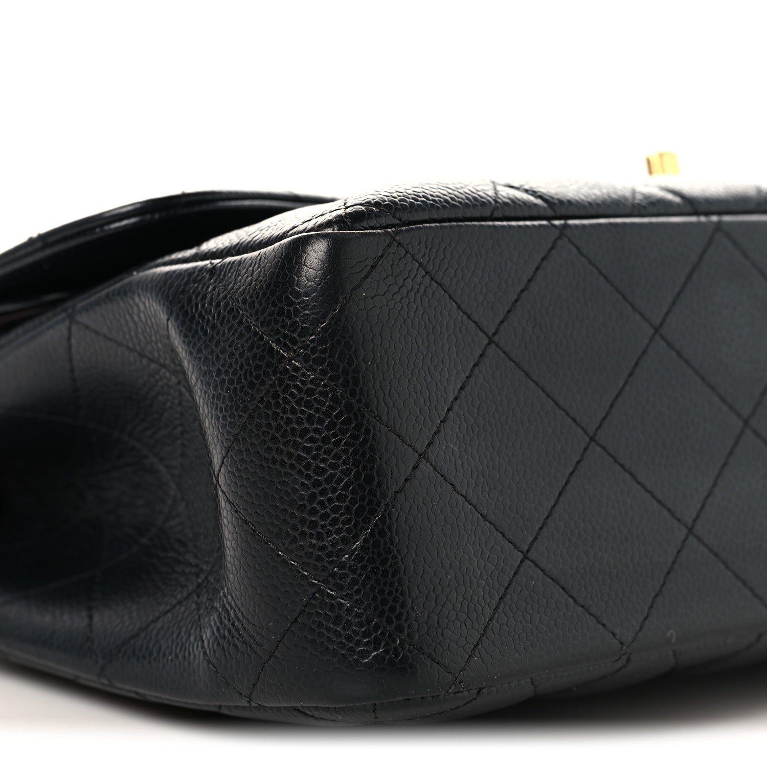 Chanel Caviar Quilted Jumbo Double Flap Black 9 of 10