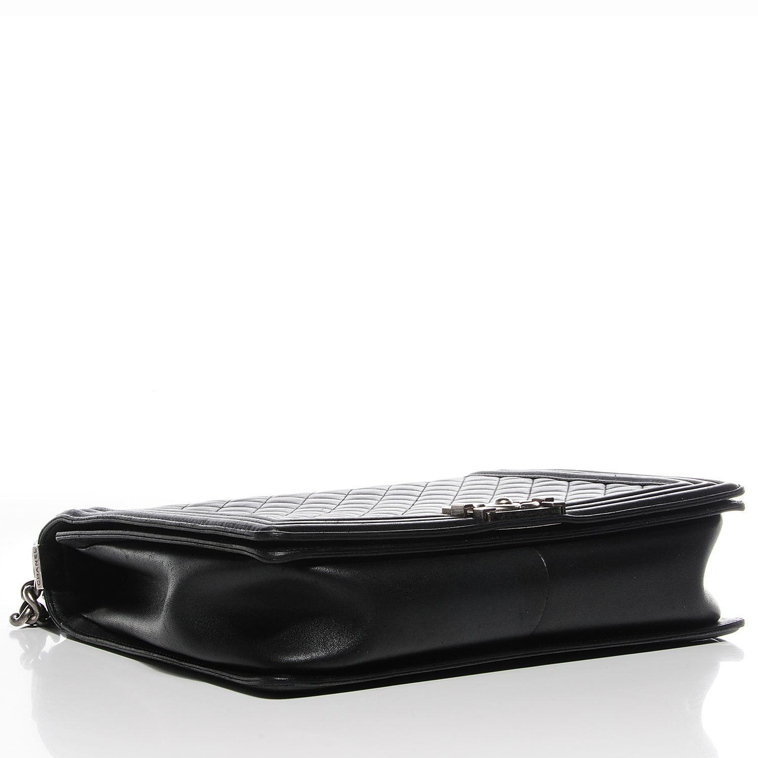 Chanel Lambskin Quilted Large Boy Flap Black 4 of 8