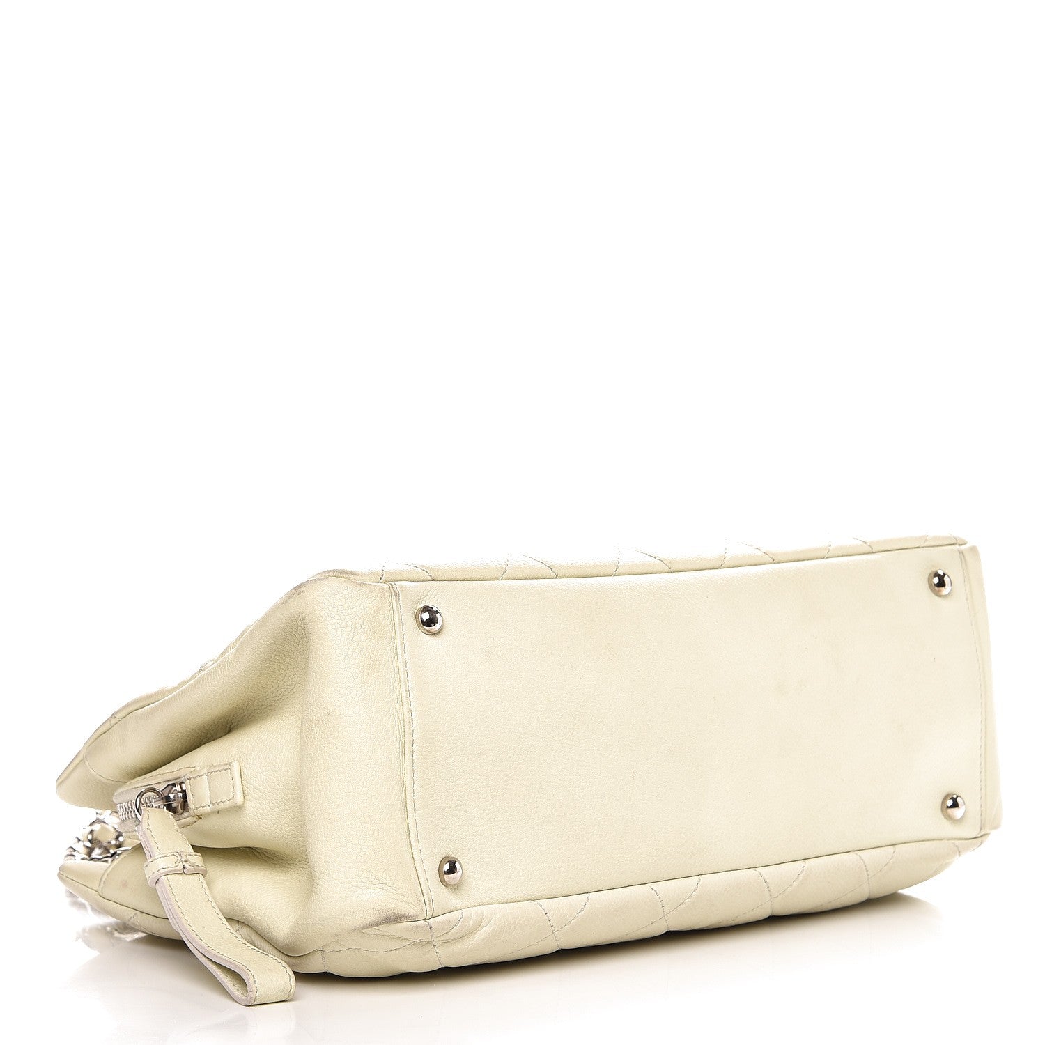 Chanel Caviar CC Timeless Soft Tote Off White 4 of 18